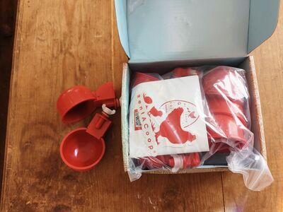 RentACoop Chicken Waterer Cups