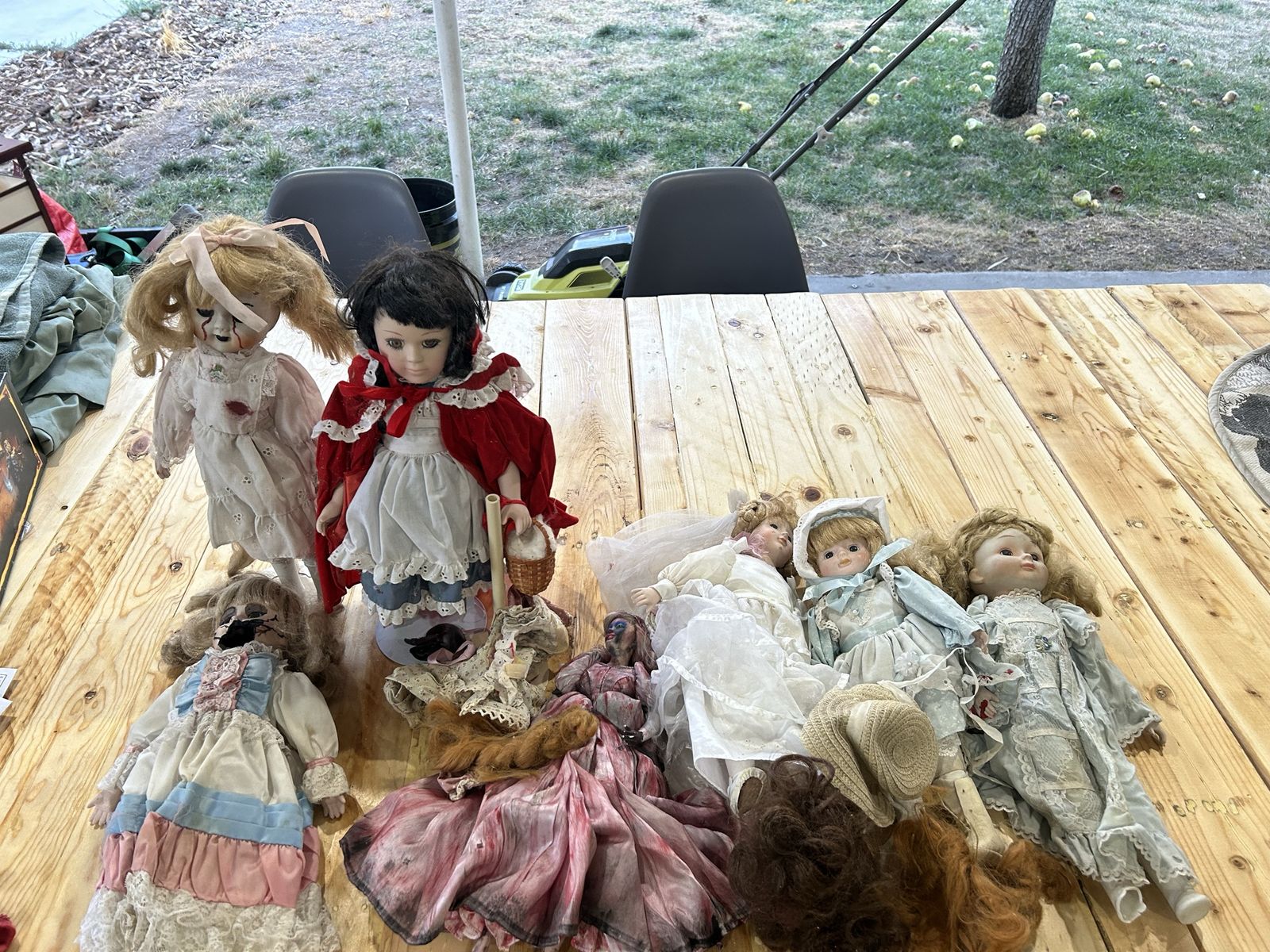 Collection of Vintage and Creepy Porcelain Dolls
