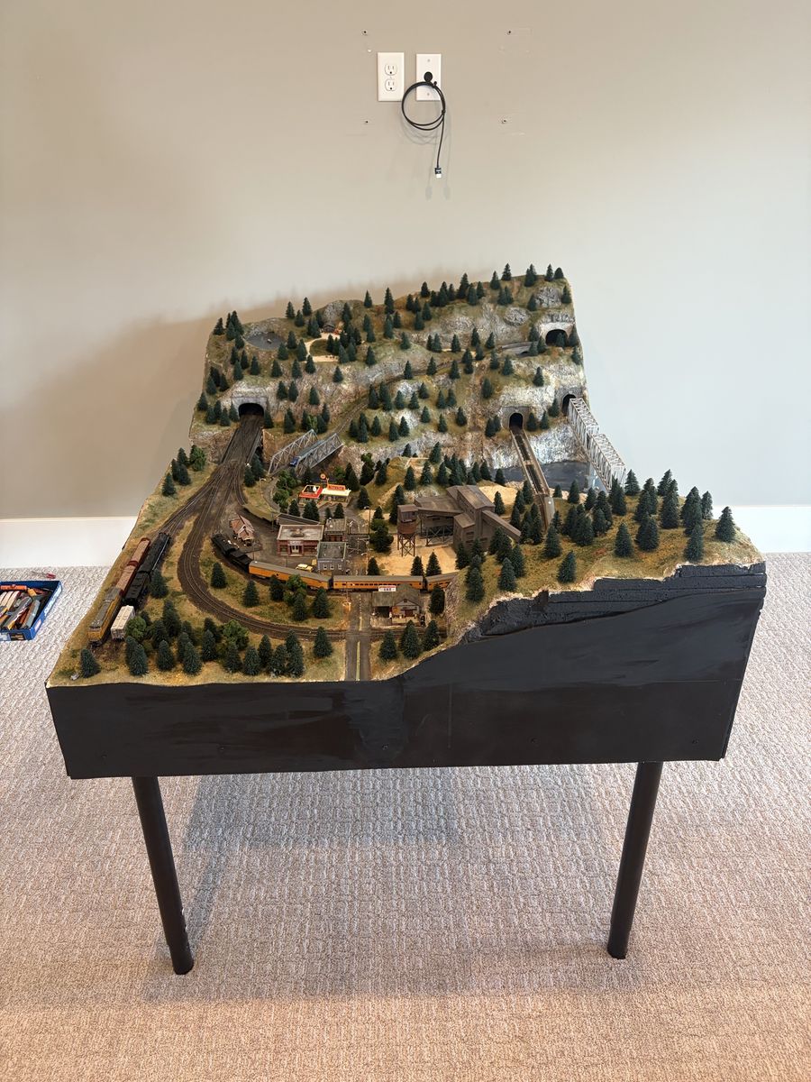 N Scale Model Train Layout