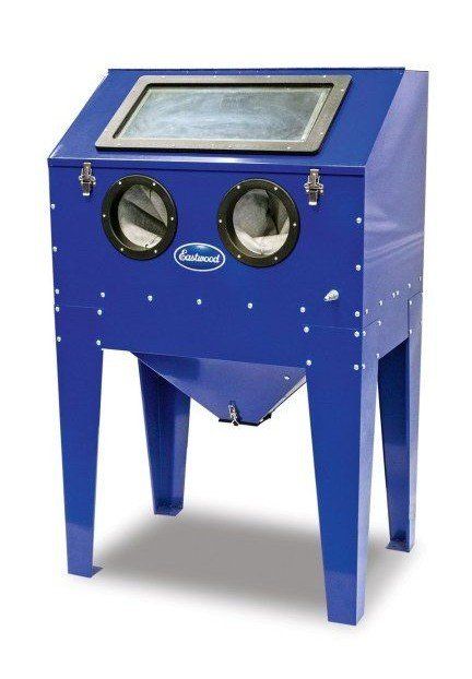 Eastwood media blasting cabinet w/ casters