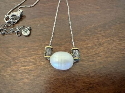 Vintage Silpada Sterling Silver Necklace W/ Pearl