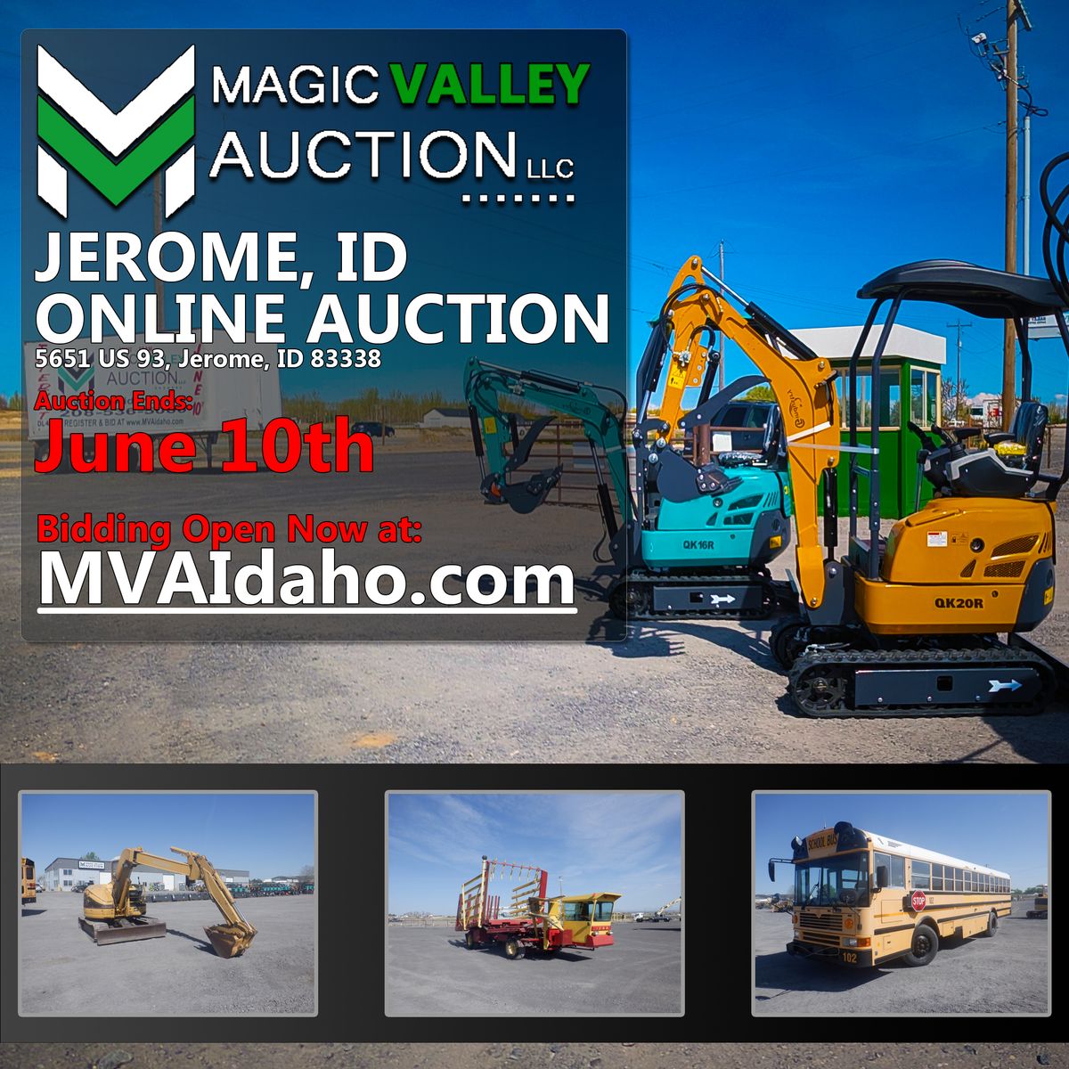 Magic Valley Auction - Jerome, Idaho - Online Auction