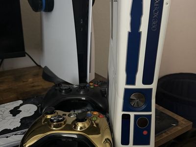 Xbox 360 Limited Edition Star Wars Console Bundle with Games and Controllers