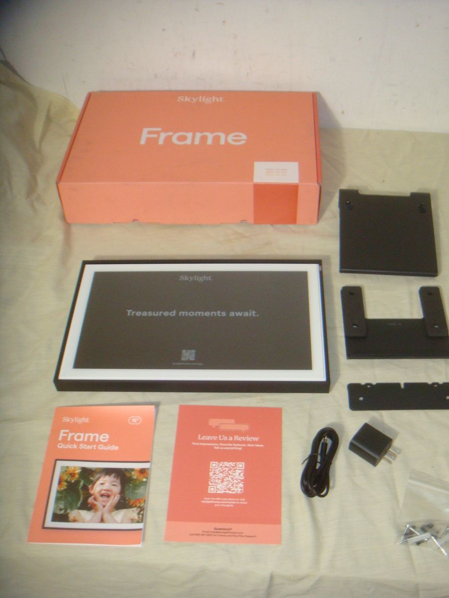 SKYLIGHT 150-FRM 15" WIFI ENABLED TOUCH SCREEN DIGITAL PHOTO FRAME -NOB