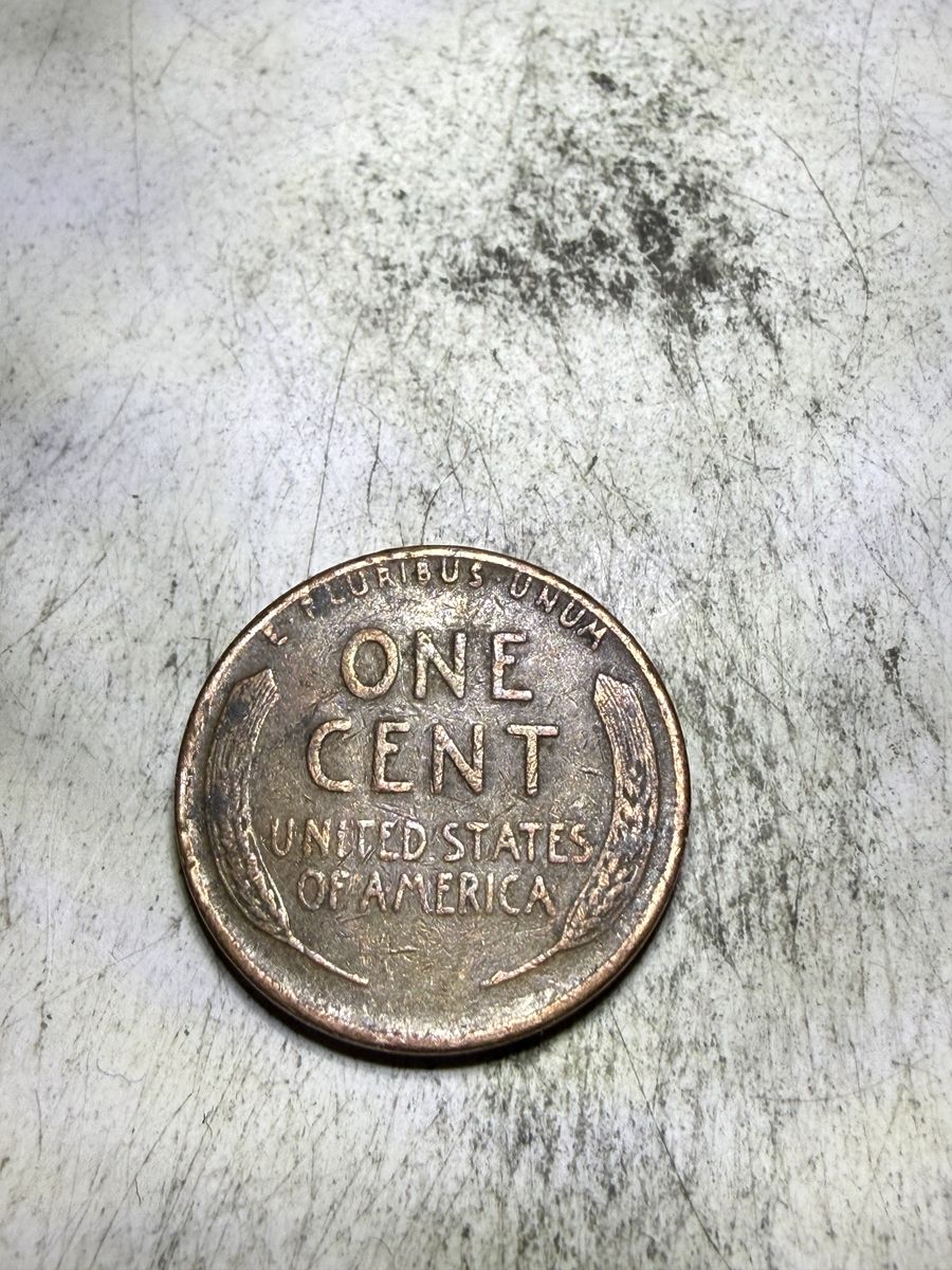 1945 D Wheat Penny Error Penny
