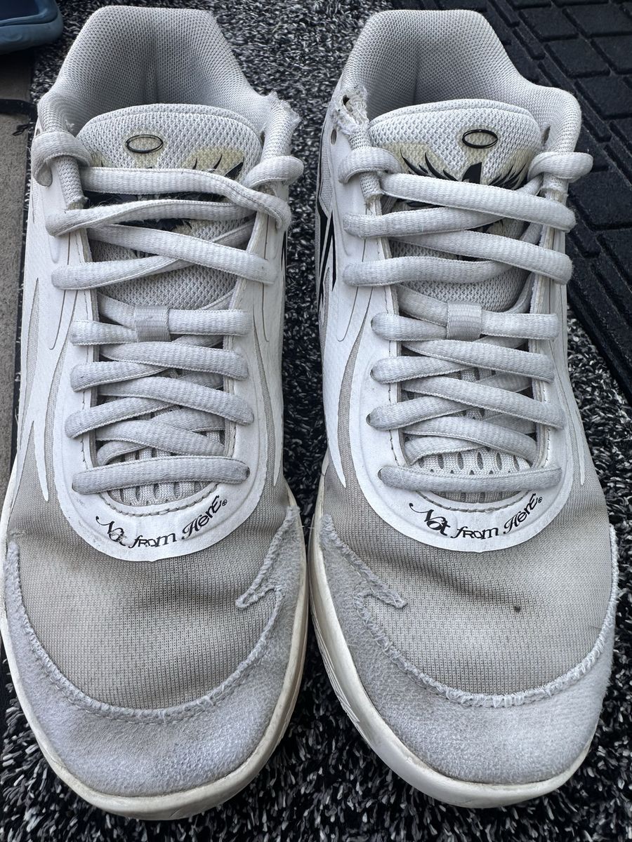 PUMA MB.01 LaMelo Ball 'Not From Here' White/Black Basketball Shoes Men's Size 6