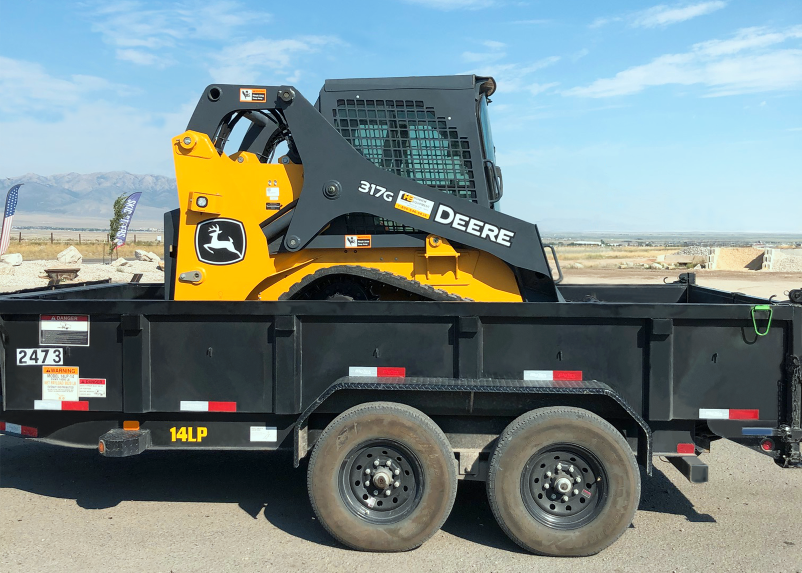 John Deere 317G Track Skid Steer Rental