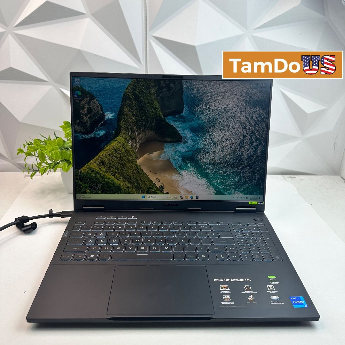 ASUS TUF Gaming F16 Laptop, 16" FHD 165Hz, i7-14650HX, 32GB, 1TB, RTX 5060