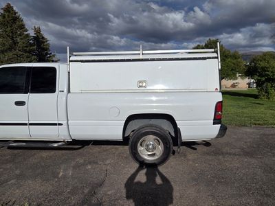 Weather Guard Truck Topper with Ladder Rack - White Utility Topper - Fits Long Bed Trucks