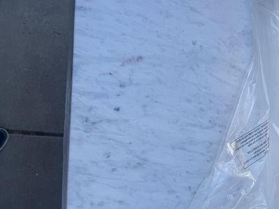 Marble Countertop / Vanity Top 24 in x 17 in x 5/8 in