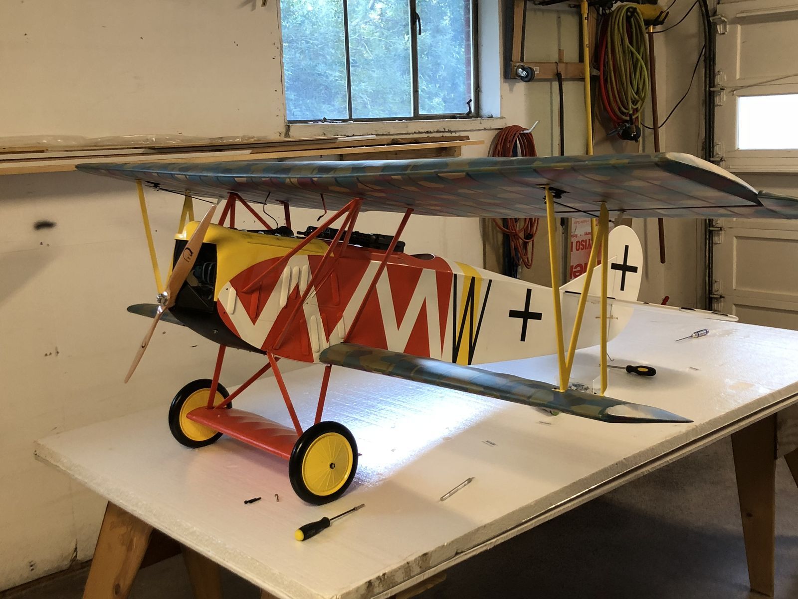 Balsa USA 1/4 Scale Fokker D-VII Radio Controlled Airplane