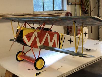 Balsa USA 1/4 Scale Fokker D-VII Radio Controlled Airplane