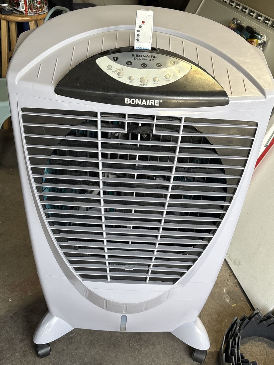 Bonaire Durango Portable Evaporative Air Cooler with Remote - Works Great! Good for a garage or shop.