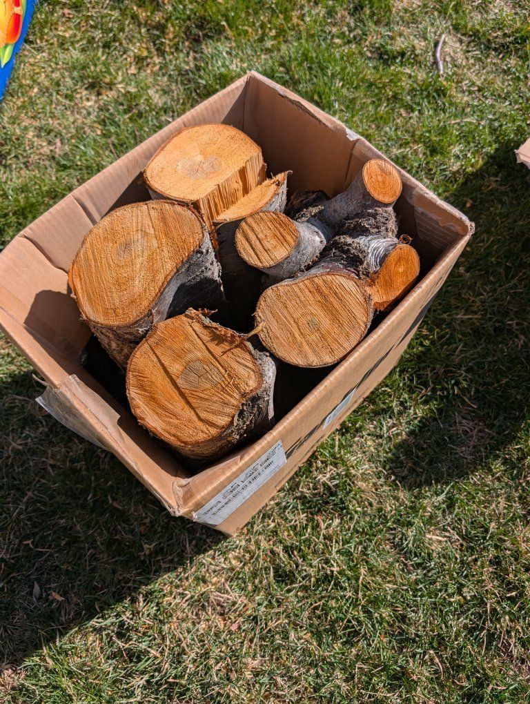 fruit smoker wood (apple, Cherry and Apricot)