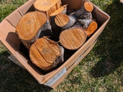 fruit smoker wood (apple, Cherry and Apricot)