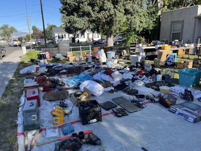 $1 yard sale Sunday 8 am