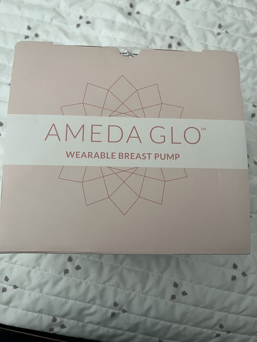 Ameda Glo Wearable Breast Pump - 15 Levels Hospital Grade Suction, 4 Pumping Modes