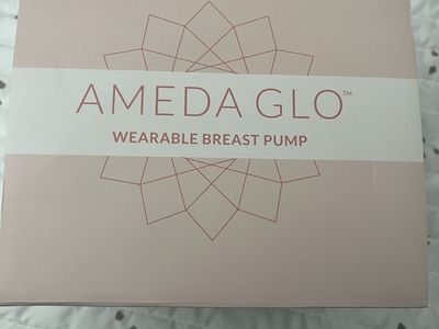Ameda Glo Wearable Breast Pump - 15 Levels Hospital Grade Suction, 4 Pumping Modes