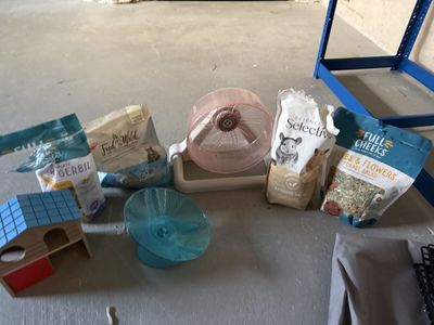 Lots Of Hamster Supplies