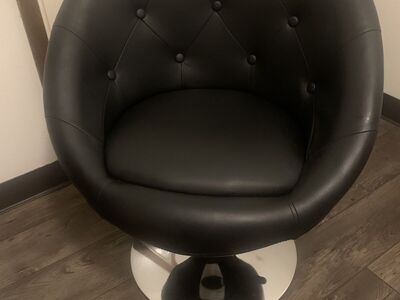 NEW JUMBO FAUX LEATHER ADJUSTABLE SWIVEL CHAIR