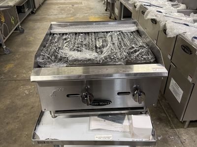 New 24" Gas Radiant Char broiler LP / Natural gas one year part and labor warranty