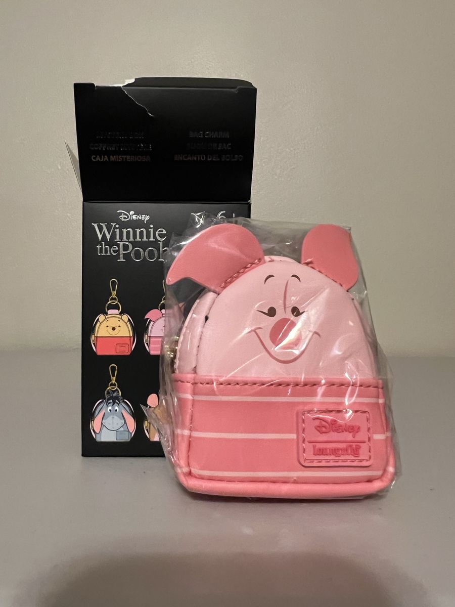 Disney Loungefly Winnie the Pooh - Piglet - Mini Backpack Bag Charm Mystery Blind Box