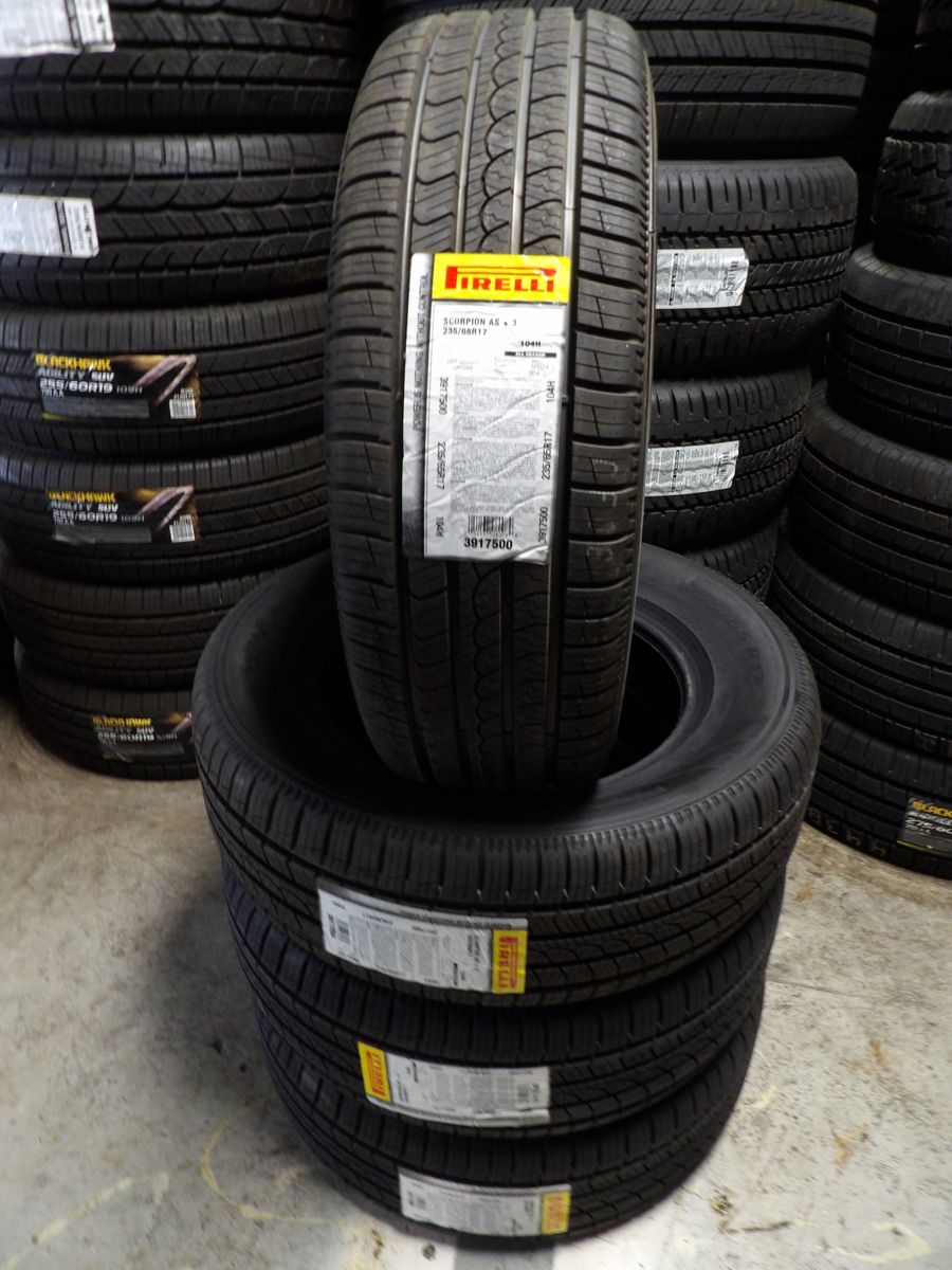 235/65R17 PIRELLI SCORPION AS+ SET OF BRAND NEW TIRES