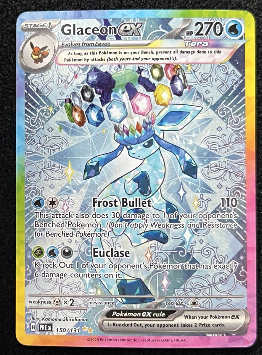 (NM) Glaceon ex 150 - Pokemon Prismatic Evolutions