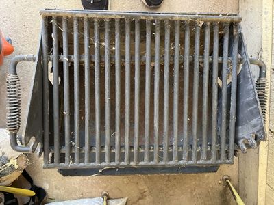 Cast iron grill top
