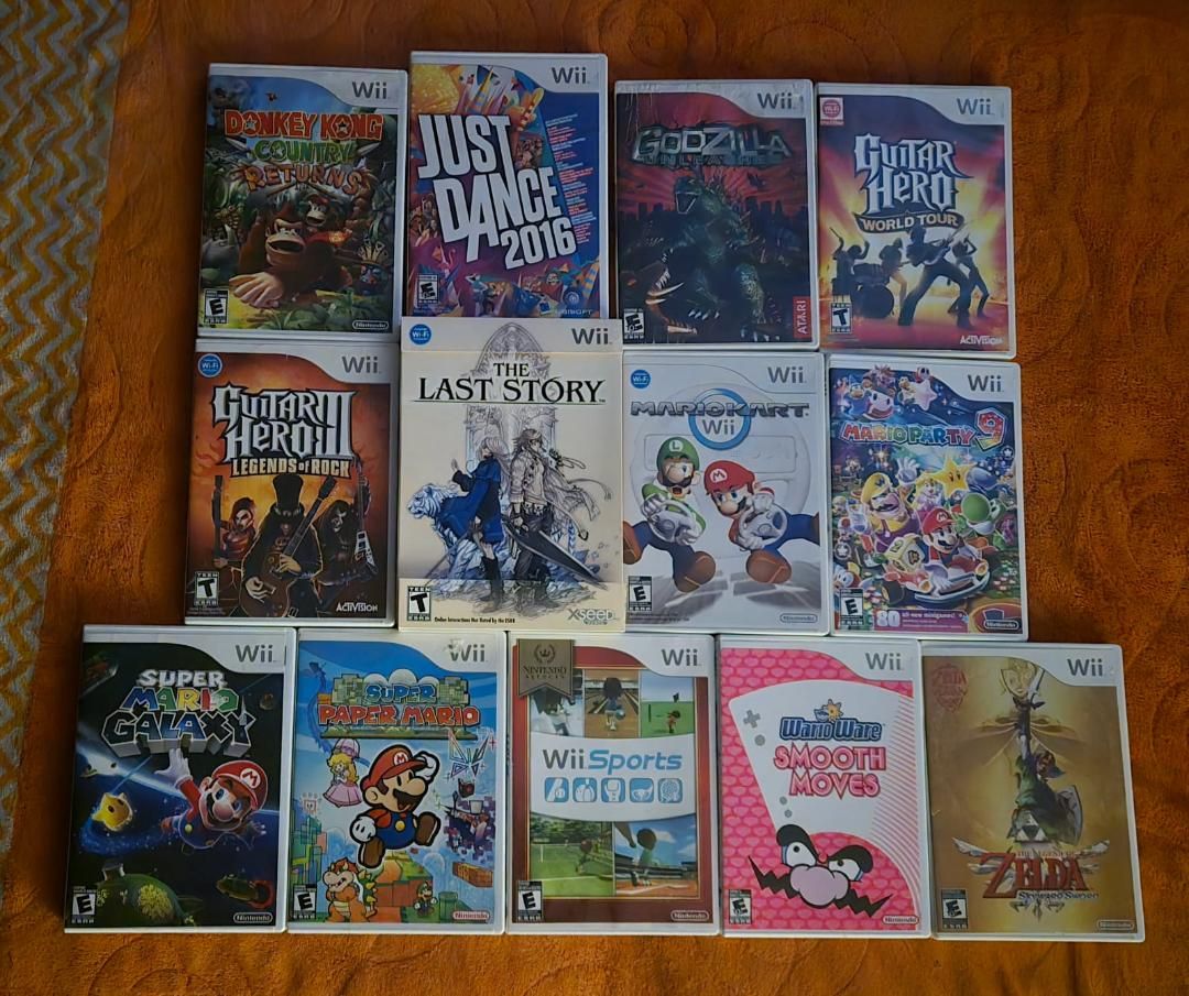 Wii Game bundle including Mario Party 9! trades considered!~