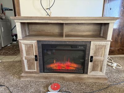 TV Stand with Electric Fireplace