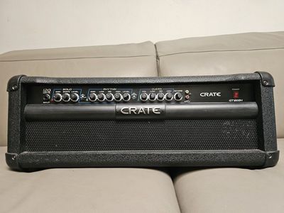 Crate GT1200H 3-Channel 120-Watt Solid State Guitar Head w/Footswitch