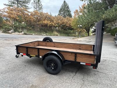 5x10 utility trailer with sides.