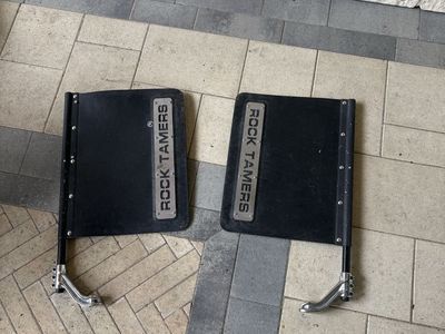 Rock Tamers Heavy-Duty Adjustable Mud Flaps for Towables - Used