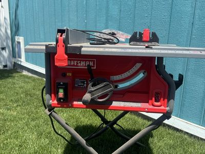 Craftsman Table Saw with Folding Stand