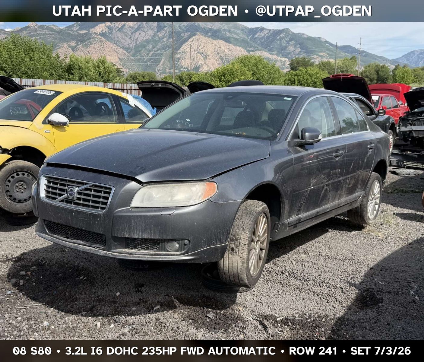 2008 Volvo S80 Parts - UTPAP Ogden