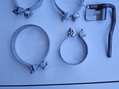MBRP 2006 Chevrolet Silverado 2500HD Duramax Exhaust hanger and pipe clamps 4" and 5" inch