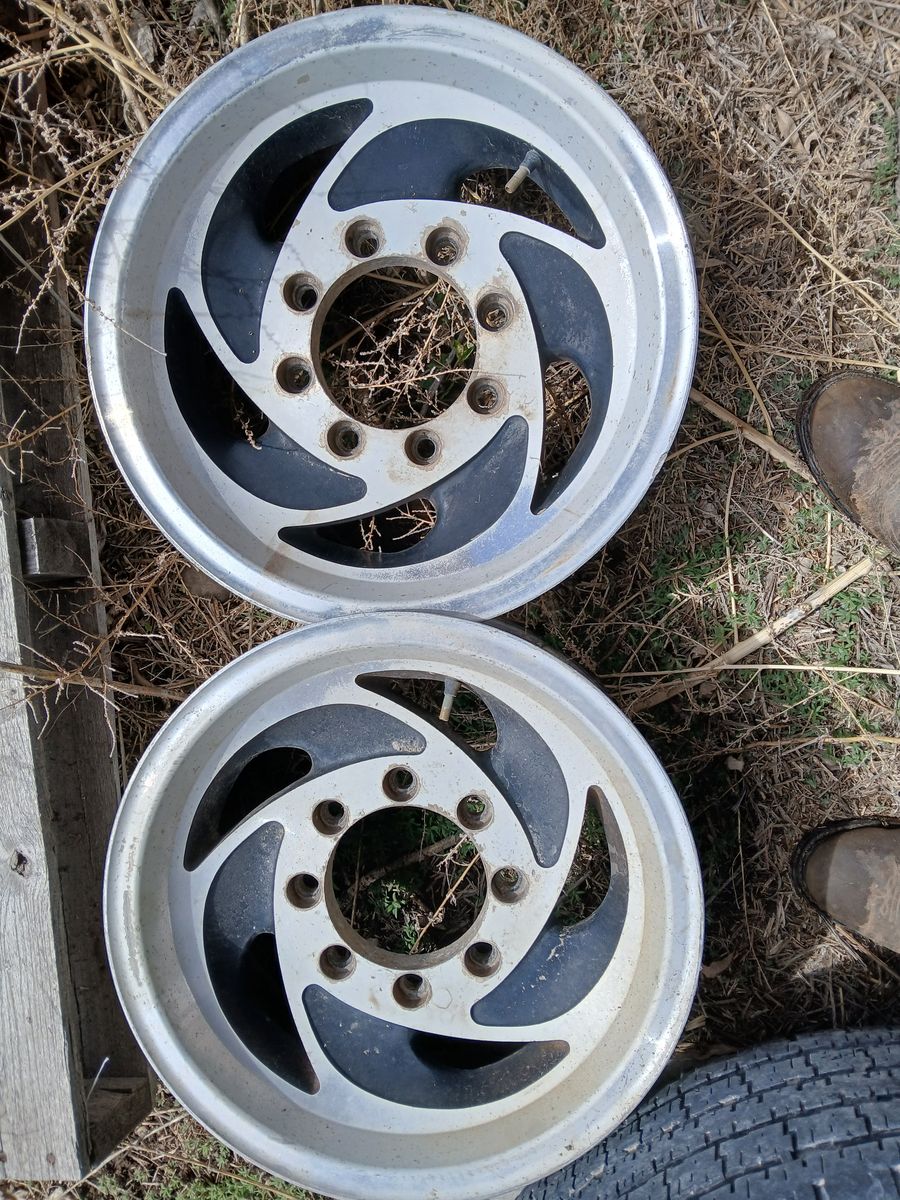 2 Aluminum wheels