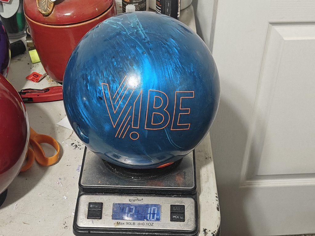 Hammer Blue Vibe Bowling Ball 12 lb Pre-drilled