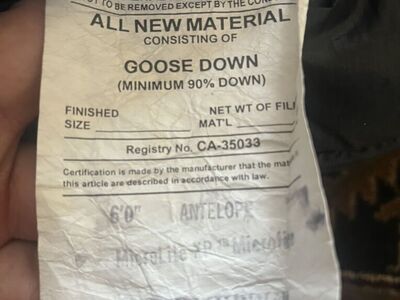 Western mountaineering Antelop MF bag