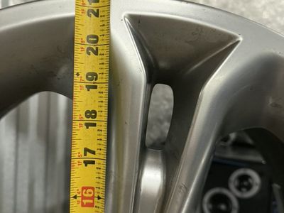 Ford Silver Aluminum 18" Wheels Rims Set of 4 with Center Caps for Car/SUV