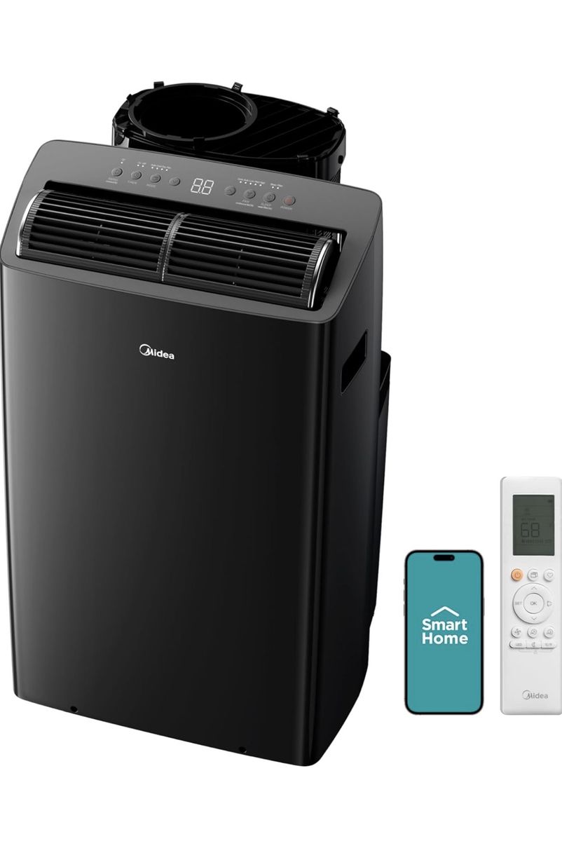 New Midea Duo 12,000 BTU AC Unit High Efficiency Inverter Ultra Quiet Portable Smart Air Conditioner