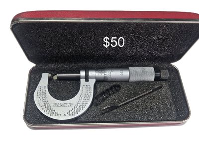 Starrett Micrometers. Various sizes.