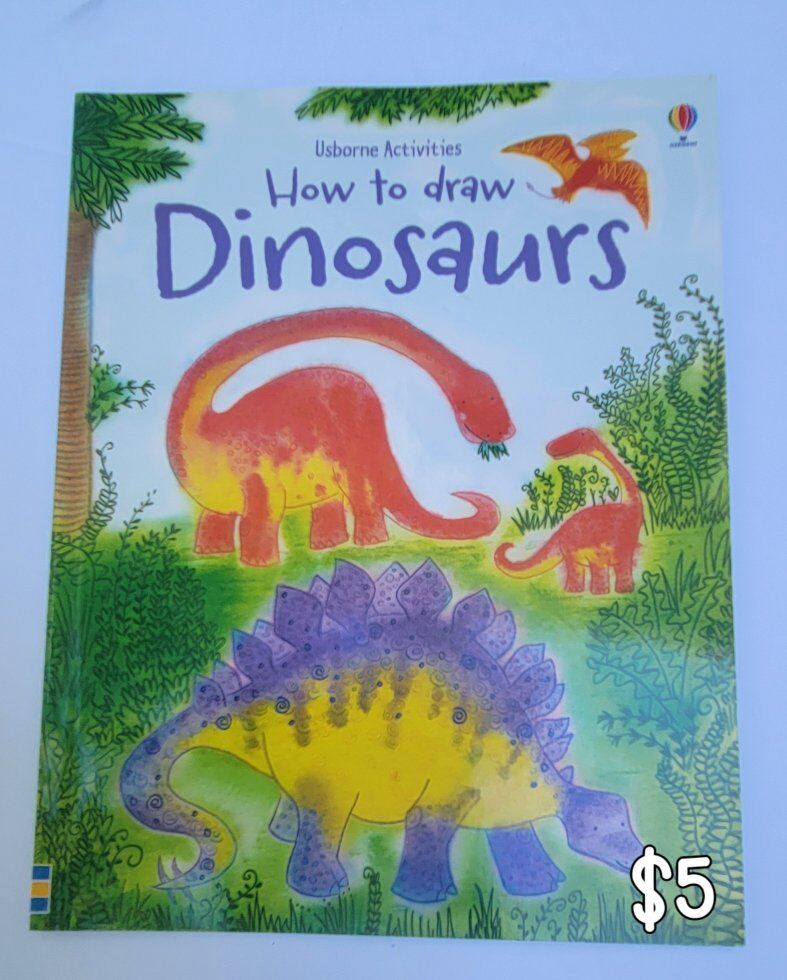 Usbourne how to draw dinosaurs