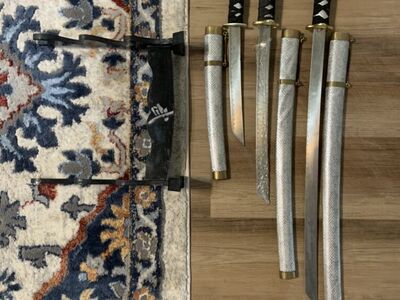 Set Of Three Katana Swords