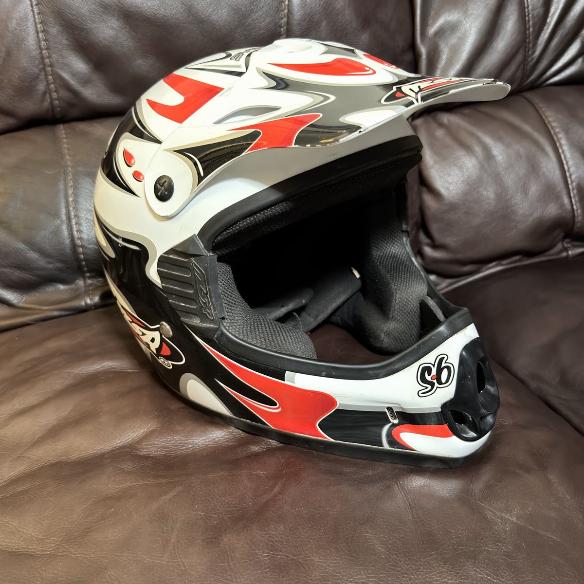 MSR System 6 Motocross / Dirt Bike Helmet - Adult Large (Excellent Condition)