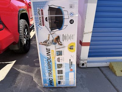 Bounce Pro 14FT Heavy Duty Pro Trampoline with Basketball Hoop - New in Box