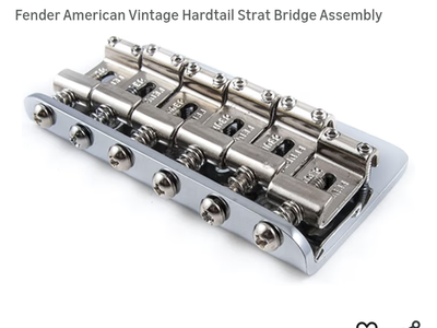 Sweet Deal New Genuine Vintage USA Fender Hardtai
