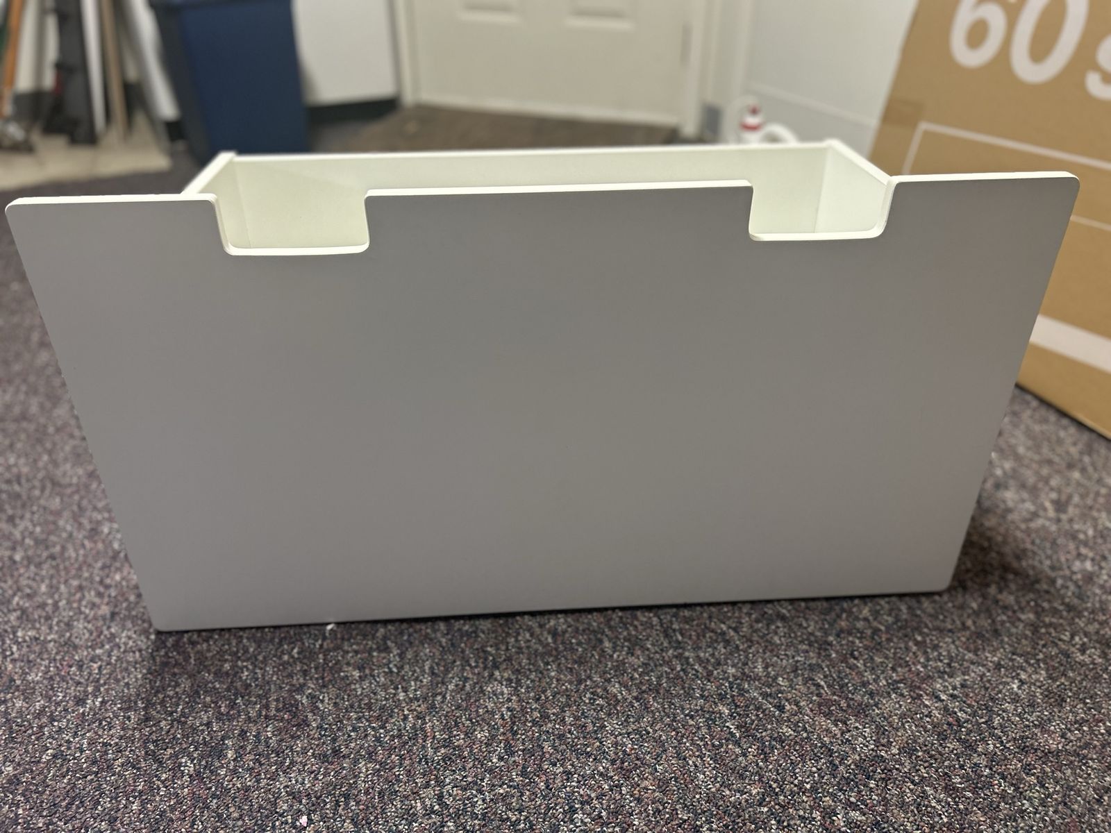 Ikea STUVA White Storage Box on Wheels