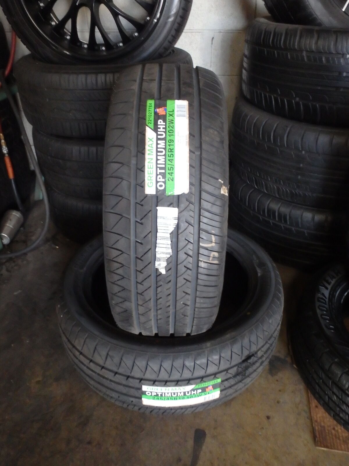 245/45R19 GREENMAX OPTIMUM UHP PAIR OF TWO BRAND NEW TIRES